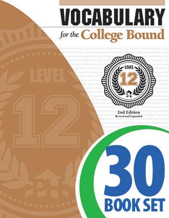 Vocabulary for the College Bound - Level 12 - 30 Books and Teacher's Edition