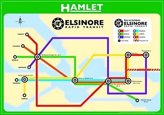Shakespeare Subway Maps: Hamlet