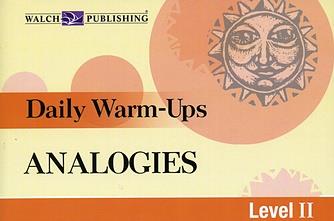 Daily Warm-Ups: Analogies Level II