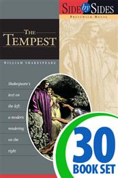 Tempest, The - Side by Side - 30 Books and Key