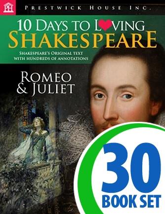 10 Days to Loving Shakespeare: Romeo and Juliet 30 Books and Audio CD