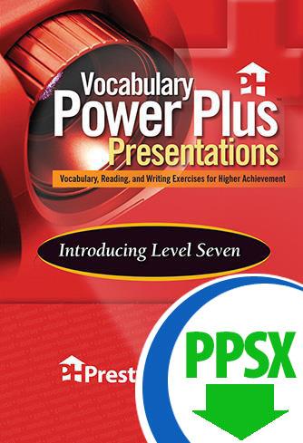 Vocabulary Power Plus Presentations: Introduction - Level 7 - Downloadable