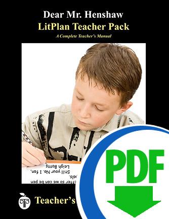 Dear Mr. Henshaw: LitPlan Teacher Pack - Downloadable