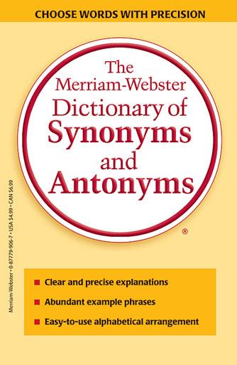 Merriam-Webster Dictionary of Synonyms and Antonyms