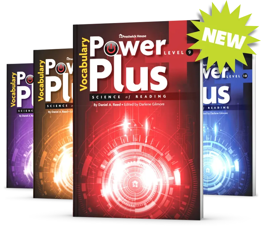 Sharpen every facet of your students’ language arts skills with Vocabulary Power Plus.
