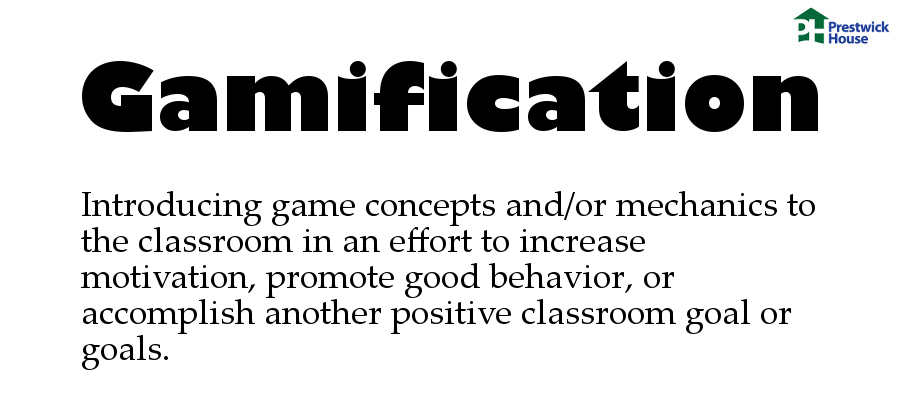Gamification: Introducing game concepts and/or mechanics to the classroom in an effort to increase motivation, promote good behavior, or accomplish another positive classroom goal or goals.