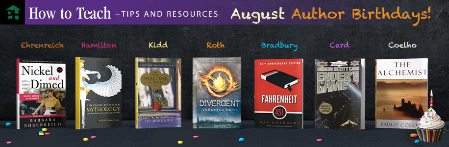 August Author Birthdays