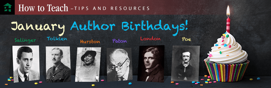 January Author Birthdays