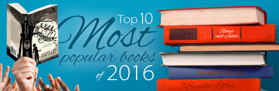 Top 10 most popular books of 2016