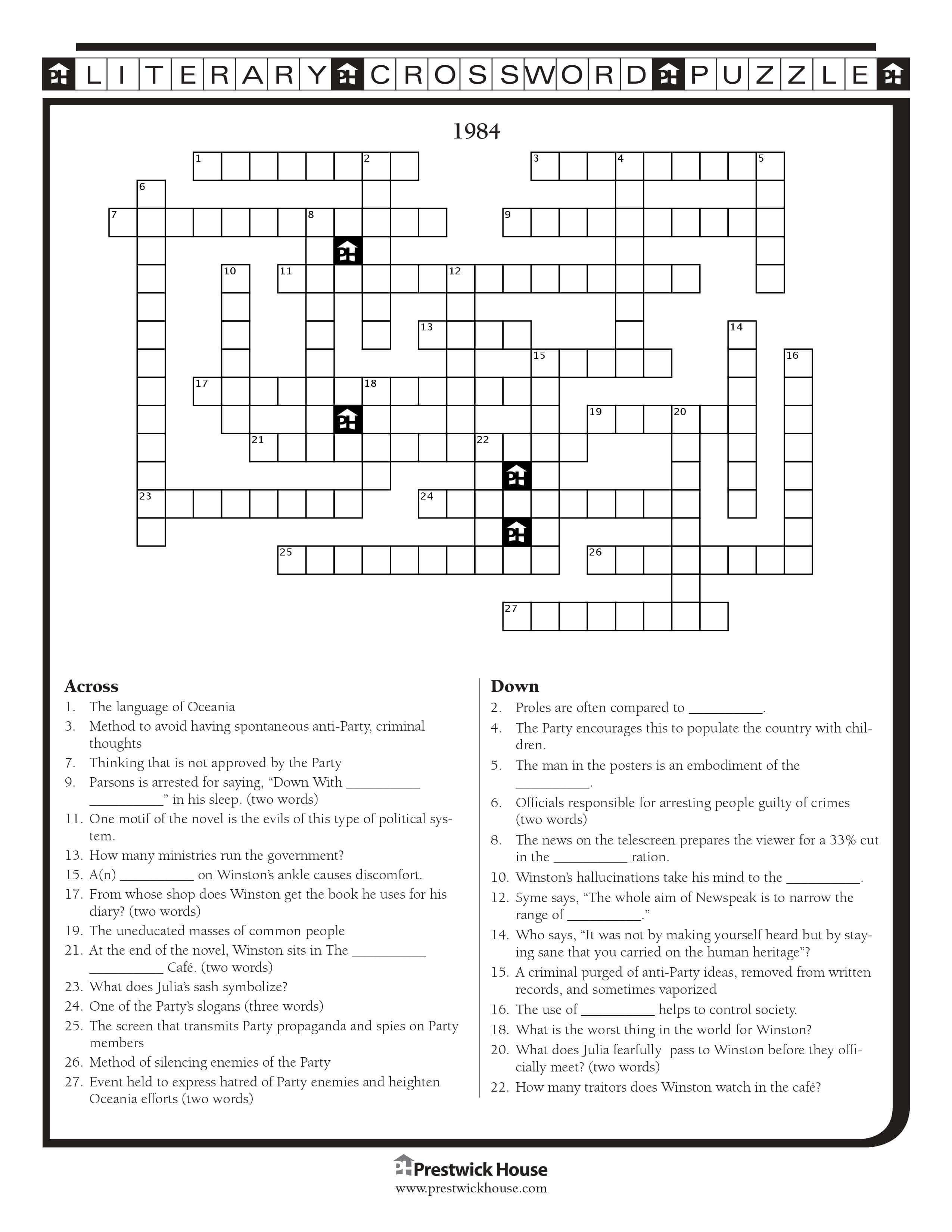 free crossword puzzles english teachers free library