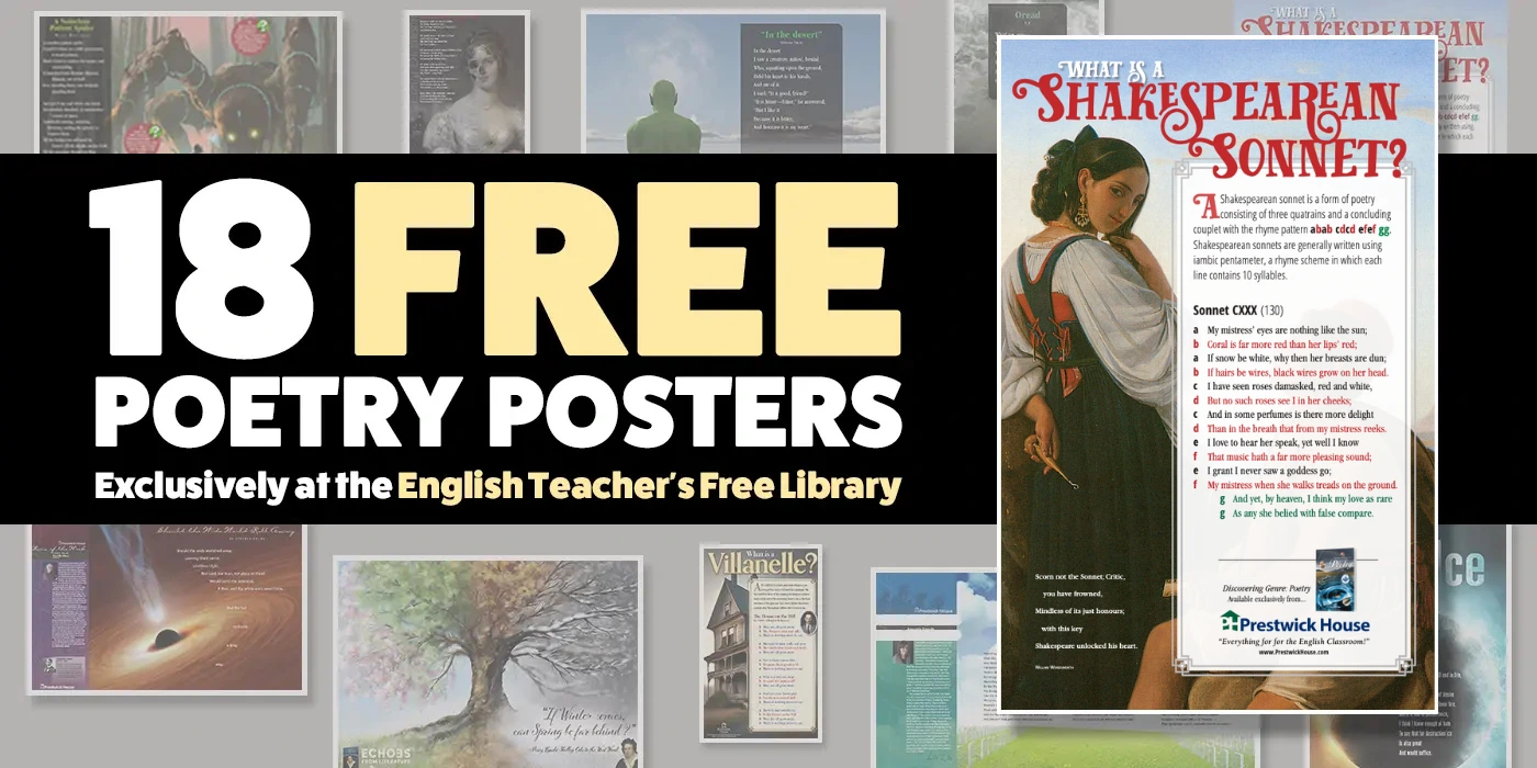 18 Free Printable Poetry Posters for the Classroom