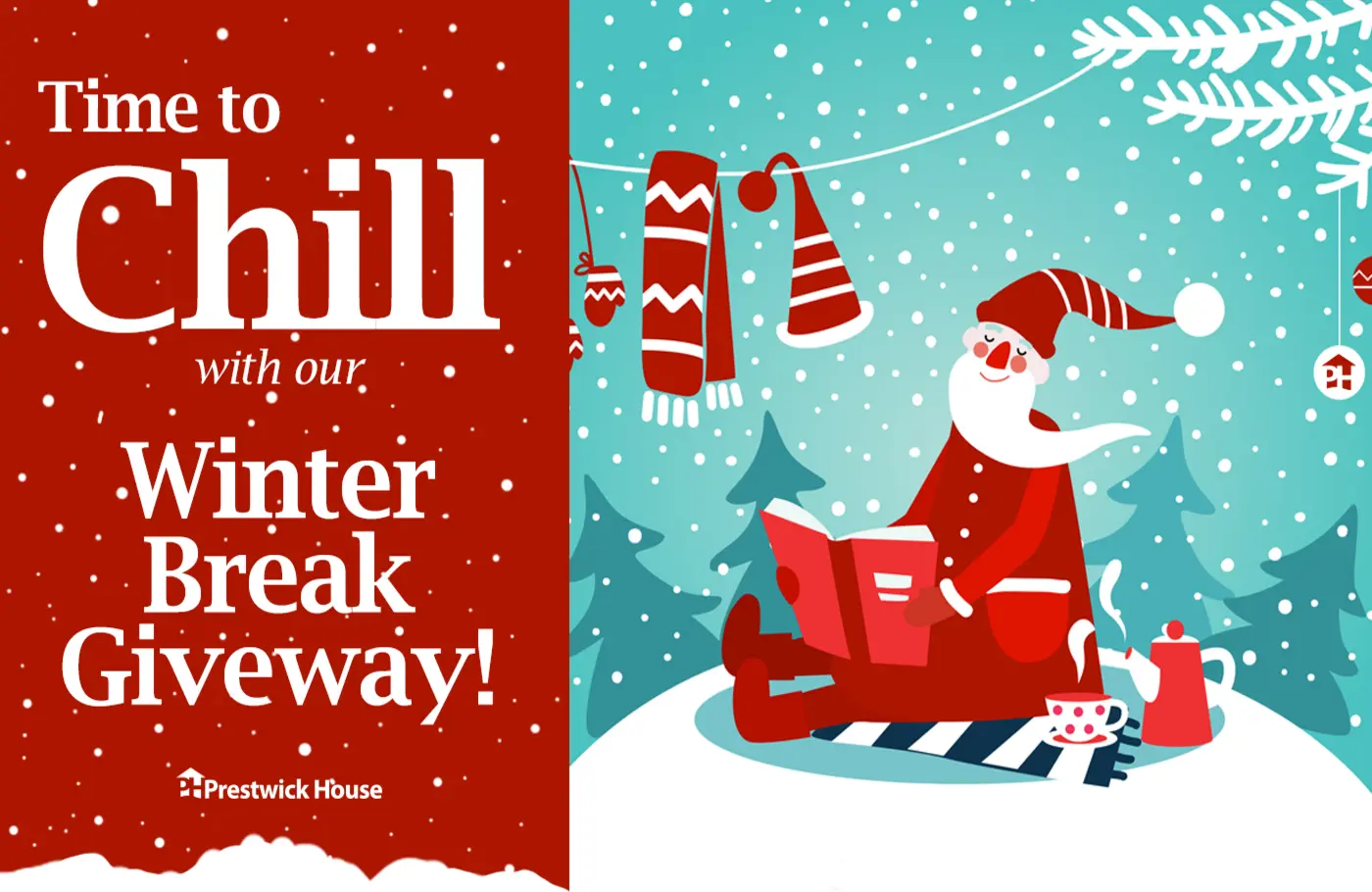 ELA teachers, it’s time to take it easy! Enter our Winter Break Giveaway for your chance to win a seasonal prize package filled with fun goodies!