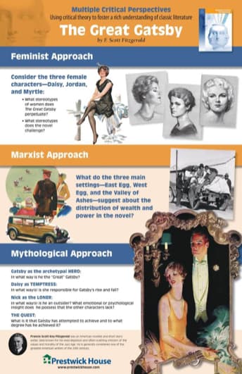 The Great Gatsby Multiple Critical Perspectives Free Poster