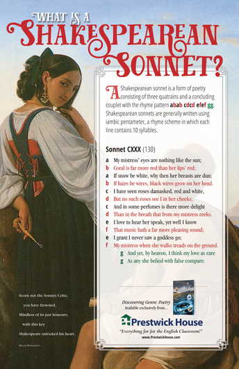 What is a Shakespearean Sonnet? Poster