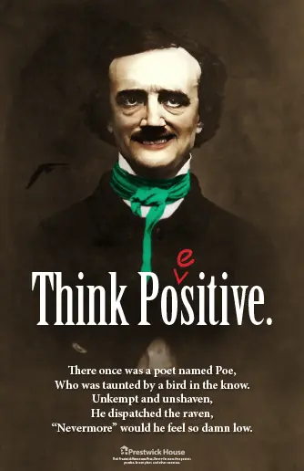 Think Poe-sitive Poster