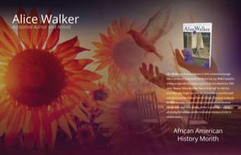 AuthorSpeak: Alice Walker Poster