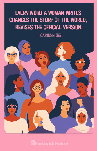 BONUS! Women in Literature Poster