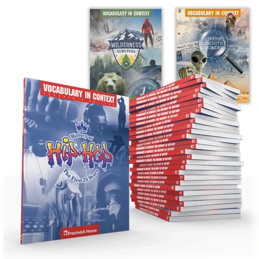Get free sample pages for Vocabulary in Context and see how you can teach students hundreds of new vocabulary words through high-interest reading passages.